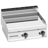 Gas stegeplade - 13,8 kW - Glat - stegeflade: 795x500 mm - inkl. understel