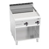 Gas stegeplade - 20 kW - Glat - stegeflade: 796x667 mm - inkl. understel