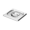 Rustfrit stål GN-låg GN 1/6 - Højde: 27 mm - 176x162 mm