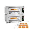 Gas pizzaovn 9 + 9 x 34 cm