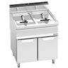 Dobbelt friture - 20+20 liter - 33,0 kW - gas - med underskab