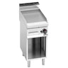 Gas stegeplade - 6,9 kW - Rillet - stegeflade: 395x500 mm - inkl. understel