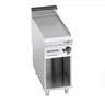 Gas stegeplade - 10 kW - Rillet - stegeflade: 396x667 mm - inkl. understel