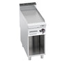 Gas stegeplade - 10 kW - Glat - stegeflade: 396x667 mm - inkl. understel