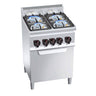 Gaskogebord 4 Brænder (19 kW) inkl. Gasovn (3,5 kW)