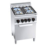Gaskogebord 4 Brænder (19 kW) inkl. Elektrisk Konvektionsovn (3 kW)