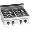 Gaskomfur - LORENZO 700 - 800x714x460 mm - 28,0 kW - 4 brændere