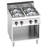 Gaskogebord 4 Brænder (21,5 kW) med pilot flamme
