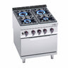 Gaskogebord 4 Brænder (34,5 kW) inkl. Gasovn (7,8 kW)