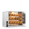 Gas-kyllingegrill med the 3x spyd 15x kyllinger