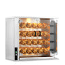 Gas Kyllingegrill rotisseri - 18,8 kW - med 4 spyd - til op til 20 kyllinger