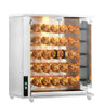 Gas-kyllingegrill med the 5x spyd 25x kyllinger