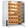 Gas-kyllingegrill med the 6x spyd 30x kyllinger