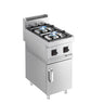 Gaskogebord 2 Brænder (7 kW) med pilot flamme - inkl. understel med 1 dør