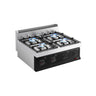 Gaskogebord 4 Brænder (23 kW) med pilot flamme