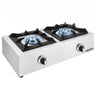 Gaskogebord - med 2 Brænder - 11 kW