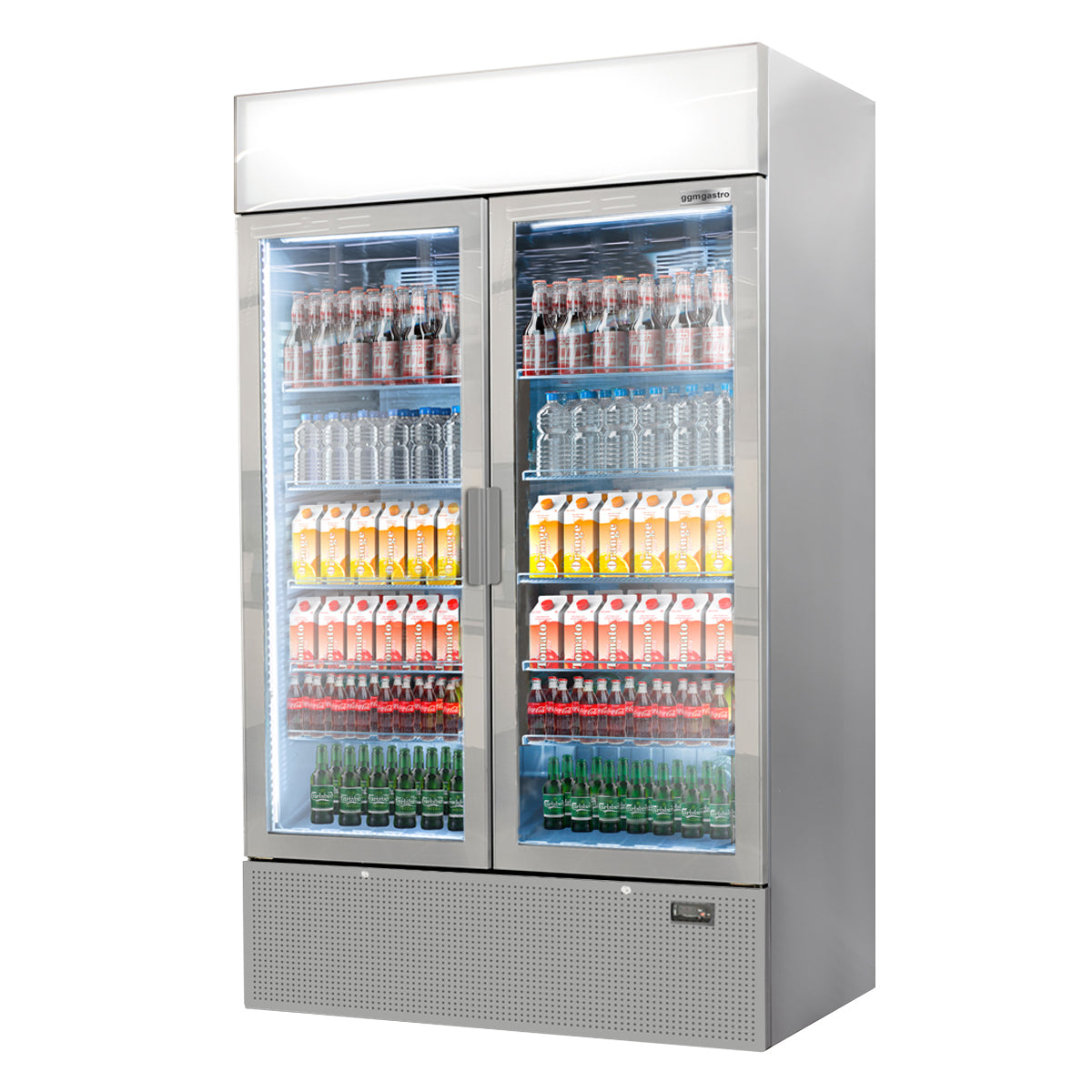Flaskekøleskab - 1048 liter - Grå