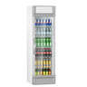Flaskekøleskab - 347 Liter - rammeløst design - med 1 glasdør & reklamedisplay