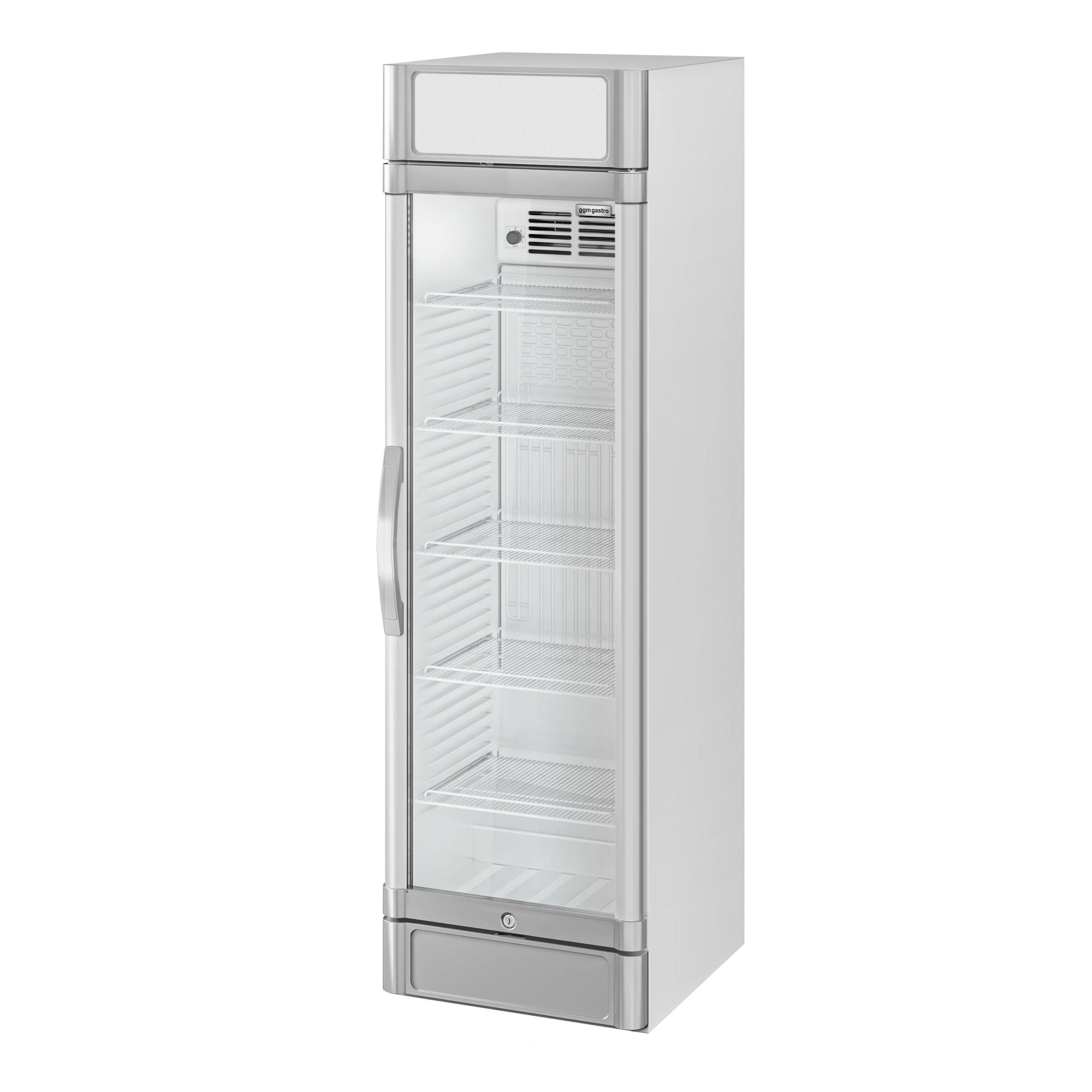 Flaskekøleskab - 347 liter - Hvid / Grå