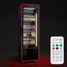 Displaykøleskab - B 670 mm - 560 liter - digital termostat - LED-lys - sort