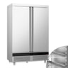 Køleskab Rustfri Stål PREMIUM - GN 2/1 - 1400 Liter - med 2 døre