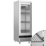 Køleskab Rustfri Stål PREMIUM - GN 2/1 - 700 Liter - med 1 glasdør