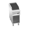 Gasgrill af lavasten - 9 kW - Rist af støbejern