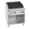Gas lavastensgrill - 18 kW - Støbejernsrist - Fritstående