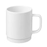 (50 st) Polycarbonat te / kaffekop, hvid - 250 ml - 50 stykker