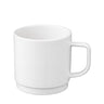 (50 st) Polycarbonat te / kaffekop, hvid - 200 ml - 50 stykker