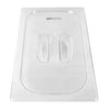 (12 st) Polycarbonat låg GN 1/3 Cover - klar - højde 7mm