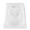 (12 st) Polycarbonat låg GN 1/4 Cover - klar - højde 7mm