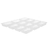 (12 st) Polycarbonatbeholdere GN 1/2 - klar - højde 150 mm