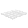 (12 st) Polycarbonatbeholdere GN 1/4 - klarhøjde 65 mm
