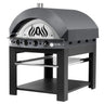 Gas pizzaovn - sort - med understel