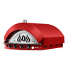 Gas pizzaovn - 1270x1476x795 mm - 9x Ø 25 cm - til Ø 25 cm pizza - op til 400 °C - Analog - Rød