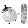 Grøntsagssnitter - 750 W - Ø 170 mm indføringsrør - inkl. 5 skiver (skæreskiver/riveskiver)