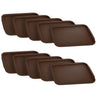 Cafeteria bakke 530 x 530mm - brun