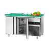 Frysebord PREMIUM - 1,4 x 0,7 m - med 2 Døre