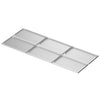 (6 stk.) GN-kantine i rustfrit stål GN 1/1 - Dybde: 10 mm