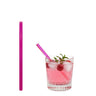 (50 stk.) Glassugerør - 150 mm - ø 8 mm - neonpink - inkl. 1 rengøringsbørste