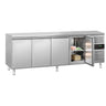 Frysebord ECO - 2230x700mm - med 4 Døre