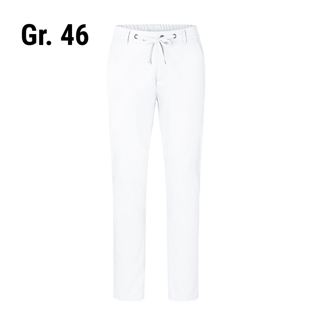 (6 stk) Karlowsky - Herre bukser Chinos Modern-Stretch -Hvid- Str. 46