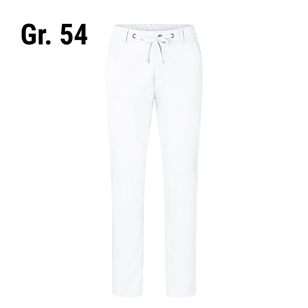 (6 stk) Karlowsky - Herre bukser Chinos Modern-Stretch -Hvid- Str. 54