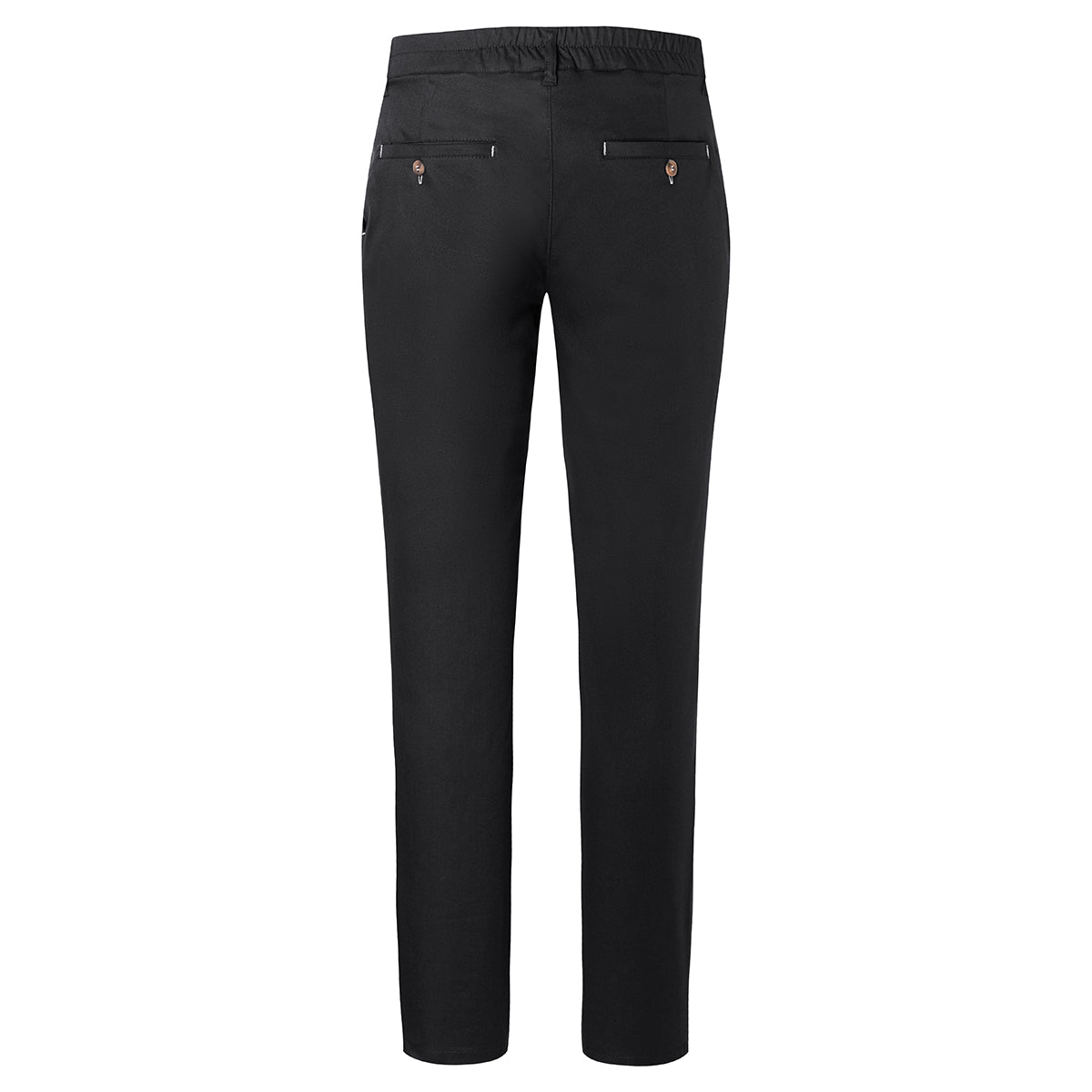 Karlowsky - Herre bukser Chinos Modern-Stretch -Sort - Str. 46