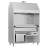 Kulgrill BERLIN - 1.360 mm - 3 grillriste - rustfrit stål