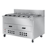 Kyllingegrill - 1.400 mm - med 6 spyd