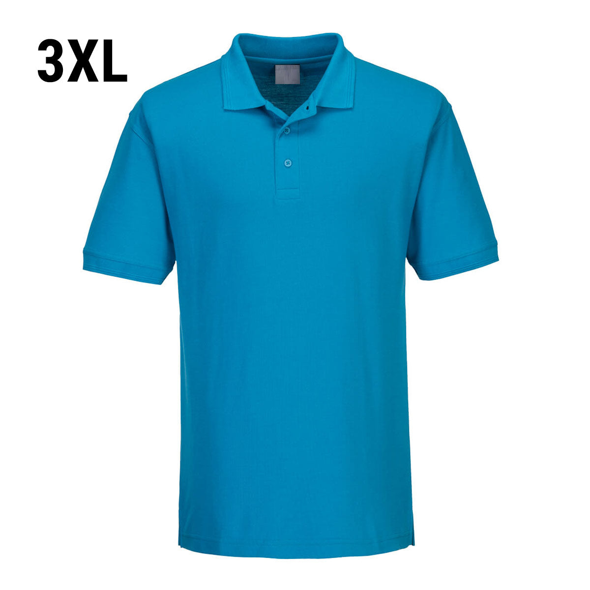 (5 stk.) Polo shirt til mænd - Water Blue - Størrelse: 3XL