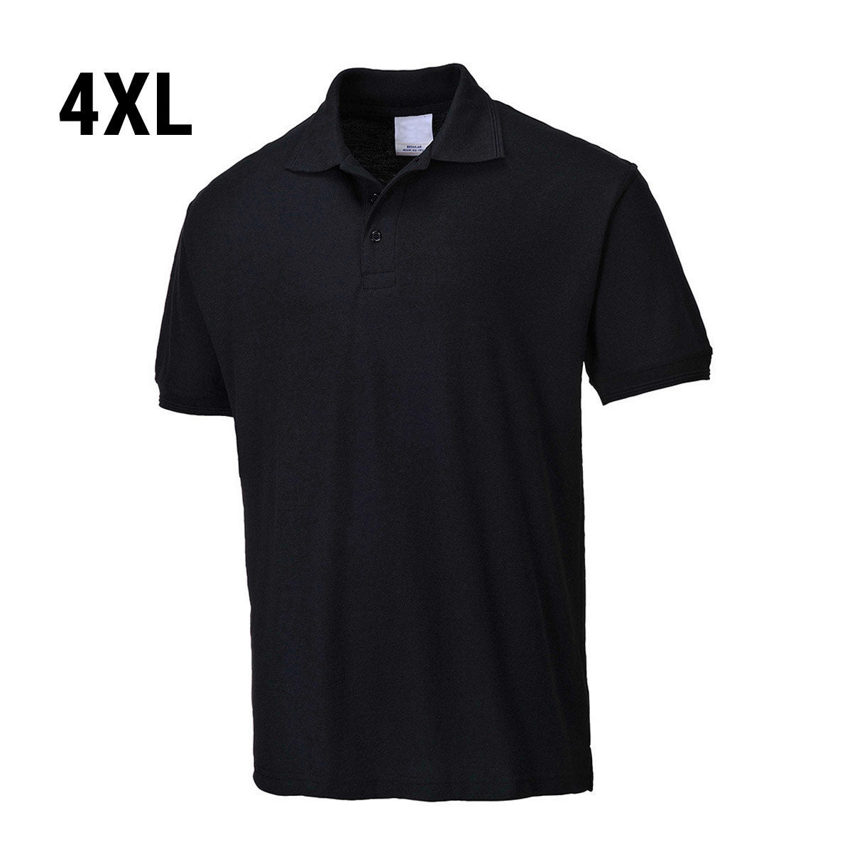 Poloshirt til mænd - Sort - Størrelse: 4XL