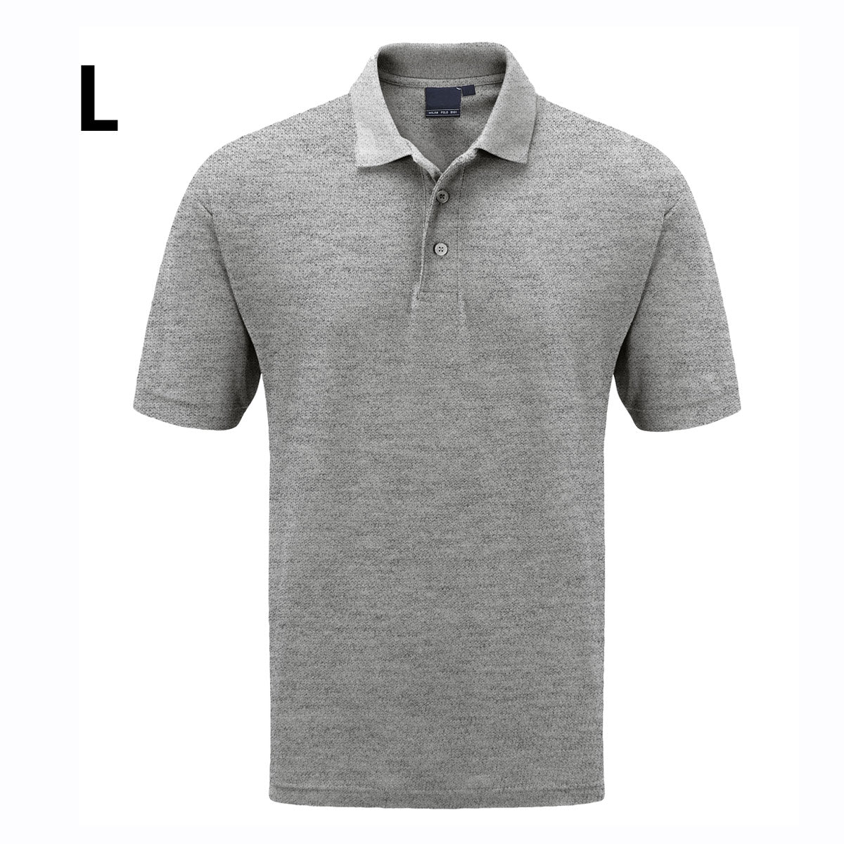 Polo shirt til mænd - Metal Grey - Størrelse: L